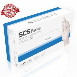 SCS Parker Premium Latex Examination Gloves